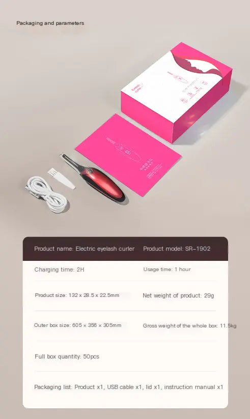 Electric Eyelash Curler Beauty Tool