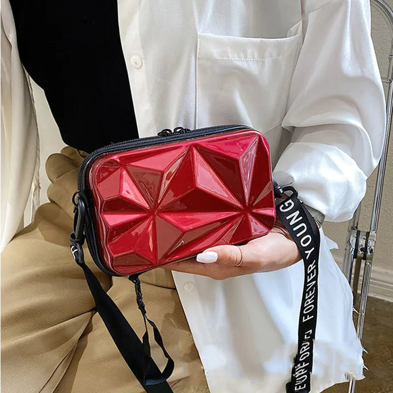 Diamond Hard Shell Cosmetic and Toiletry Bag