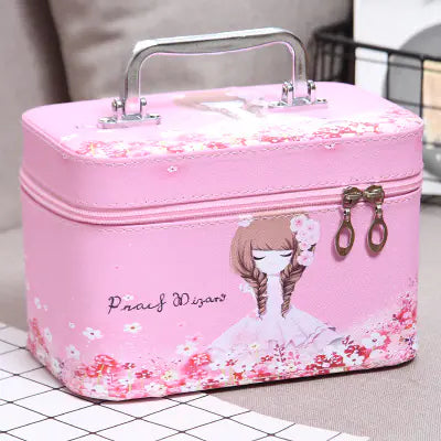 Ladies Mummy Plaid Cosmetic Storage Box
