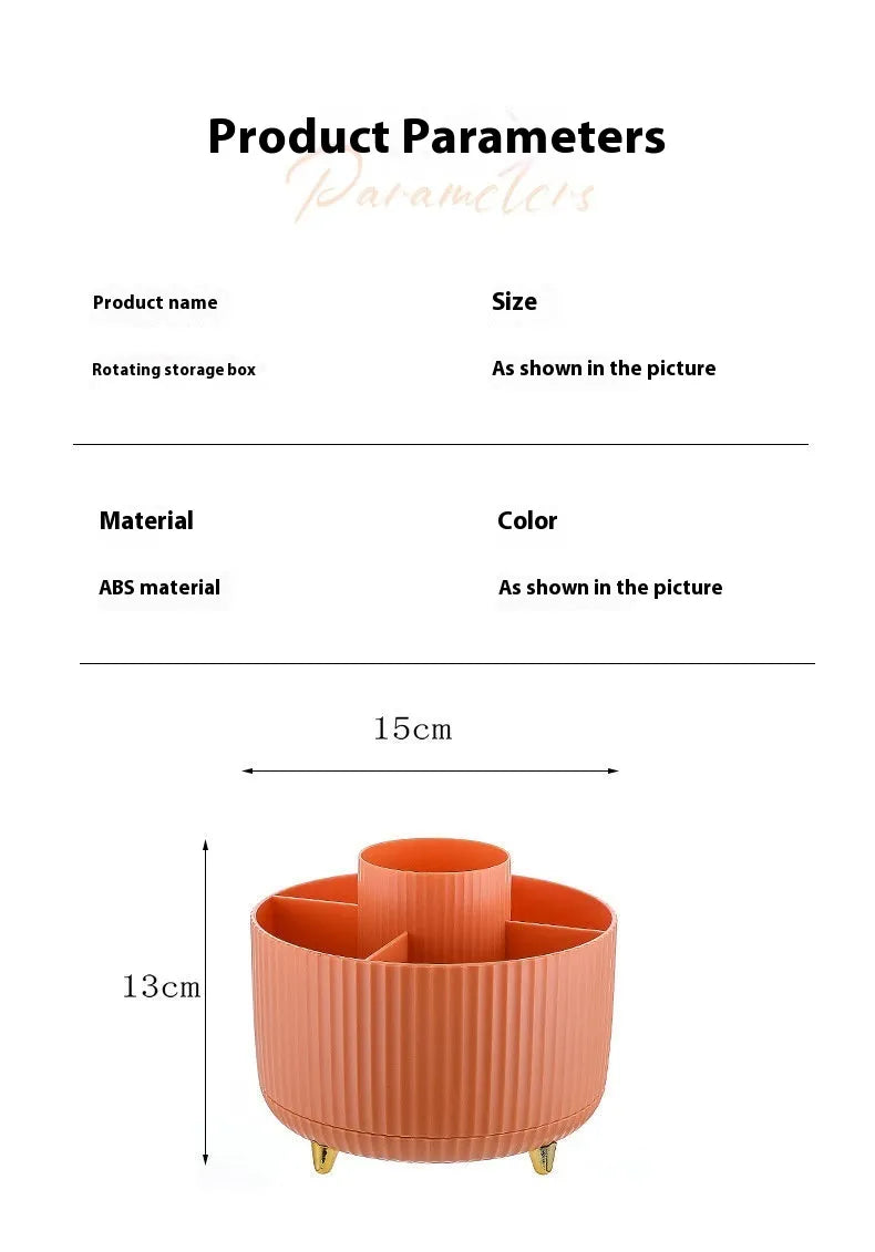 Rotating Desktop Cosmetic Brush Holder