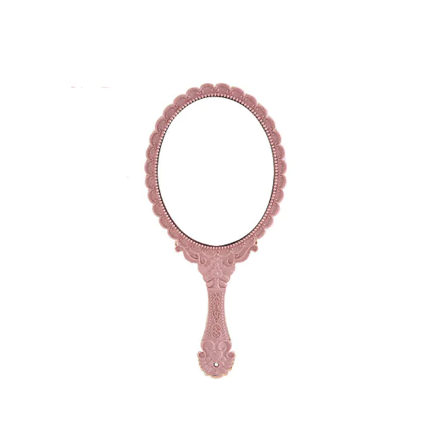 Korean Palace Retro Handle Cosmetic Mirror