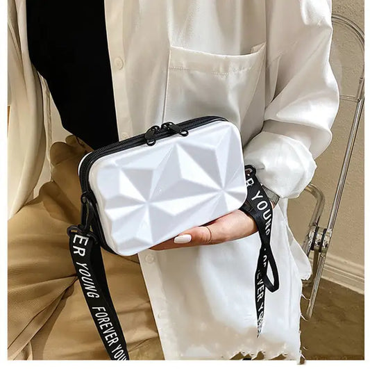 Diamond Hard Shell Cosmetic and Toiletry Bag
