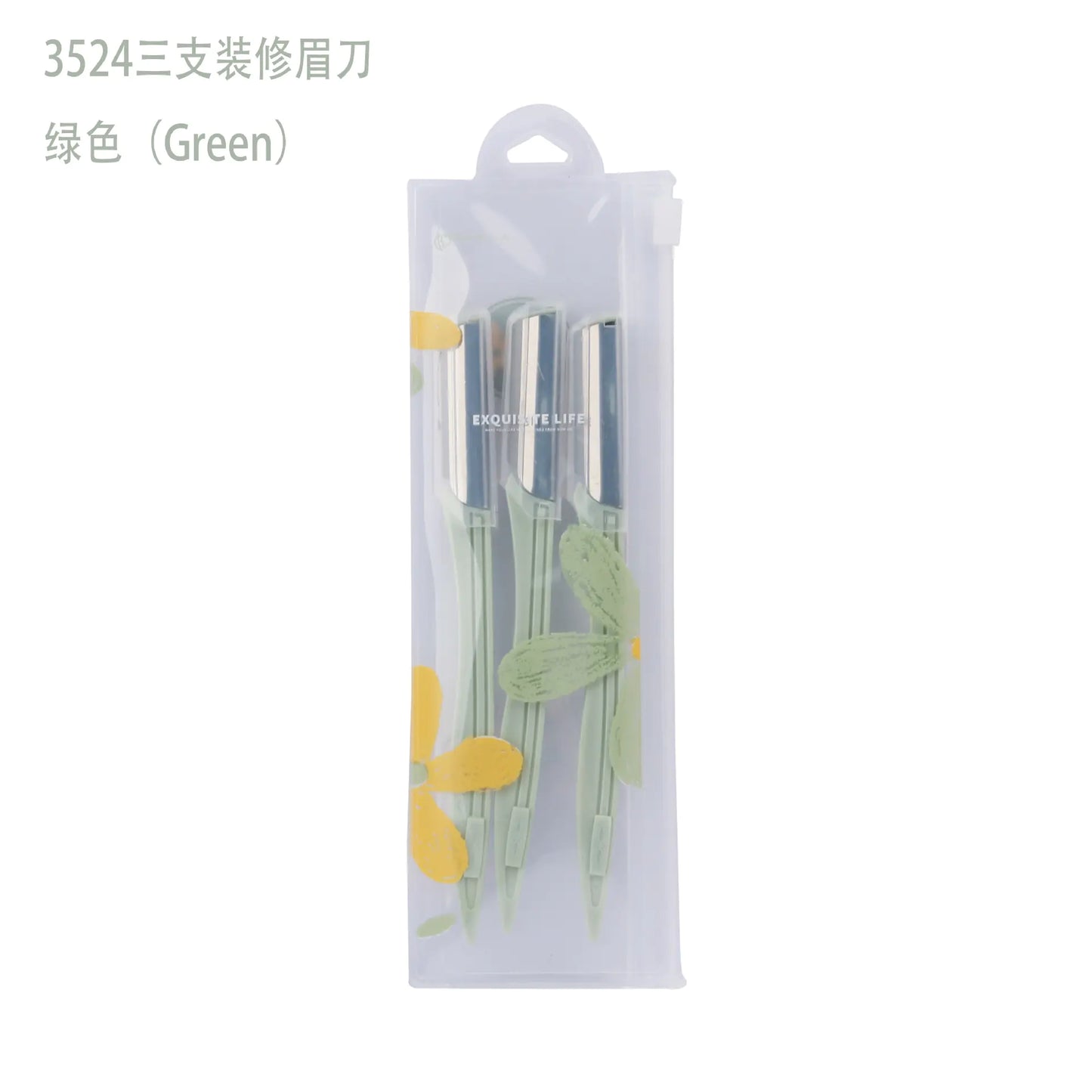 Eyebrow Razor Beauty Tool Set for Beginners (3 Pack)