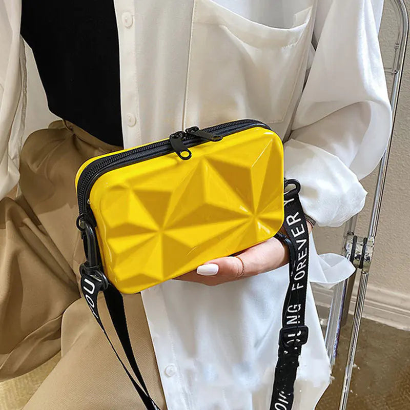 Diamond Hard Shell Cosmetic and Toiletry Bag