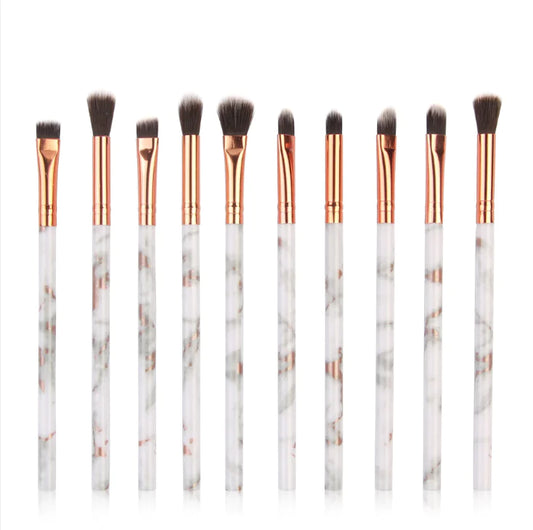 10 Marble Pattern Makeup Brushes and Eyeshadow Tools