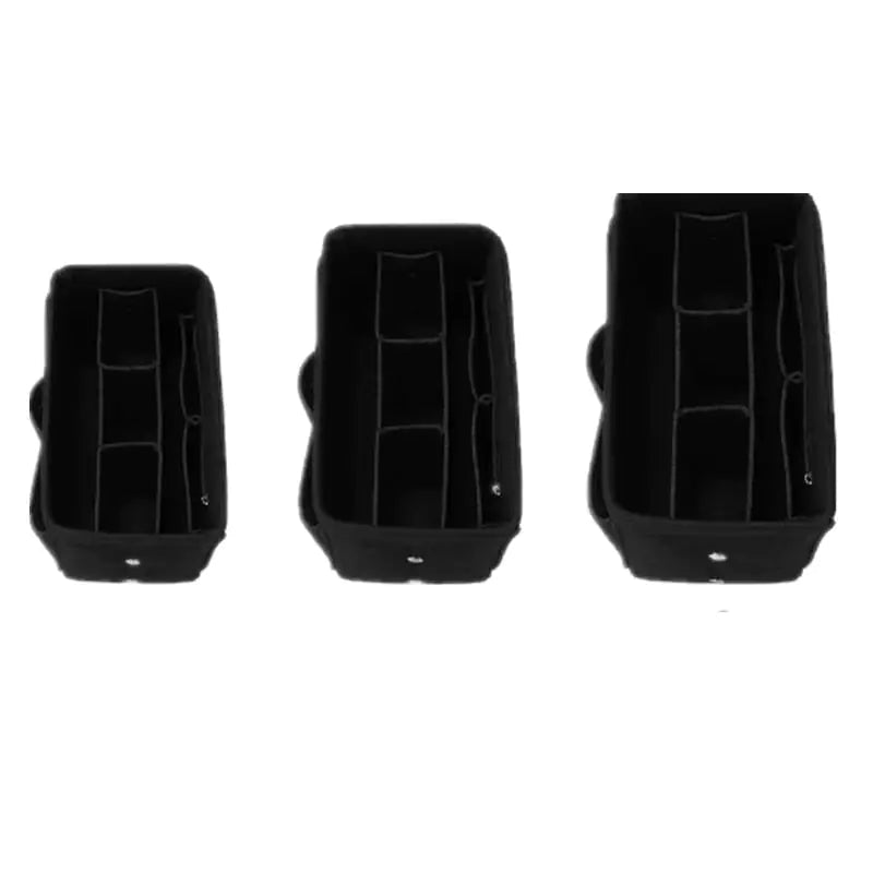 Large Capacity Detachable Felt Cosmetic Travel Bag