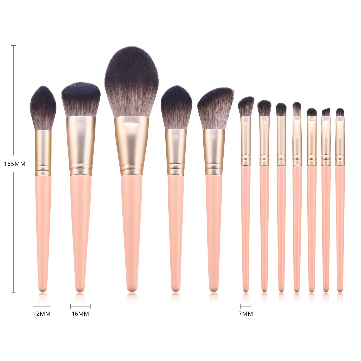 12-Piece Makeup Brush Set and Beauty Tools