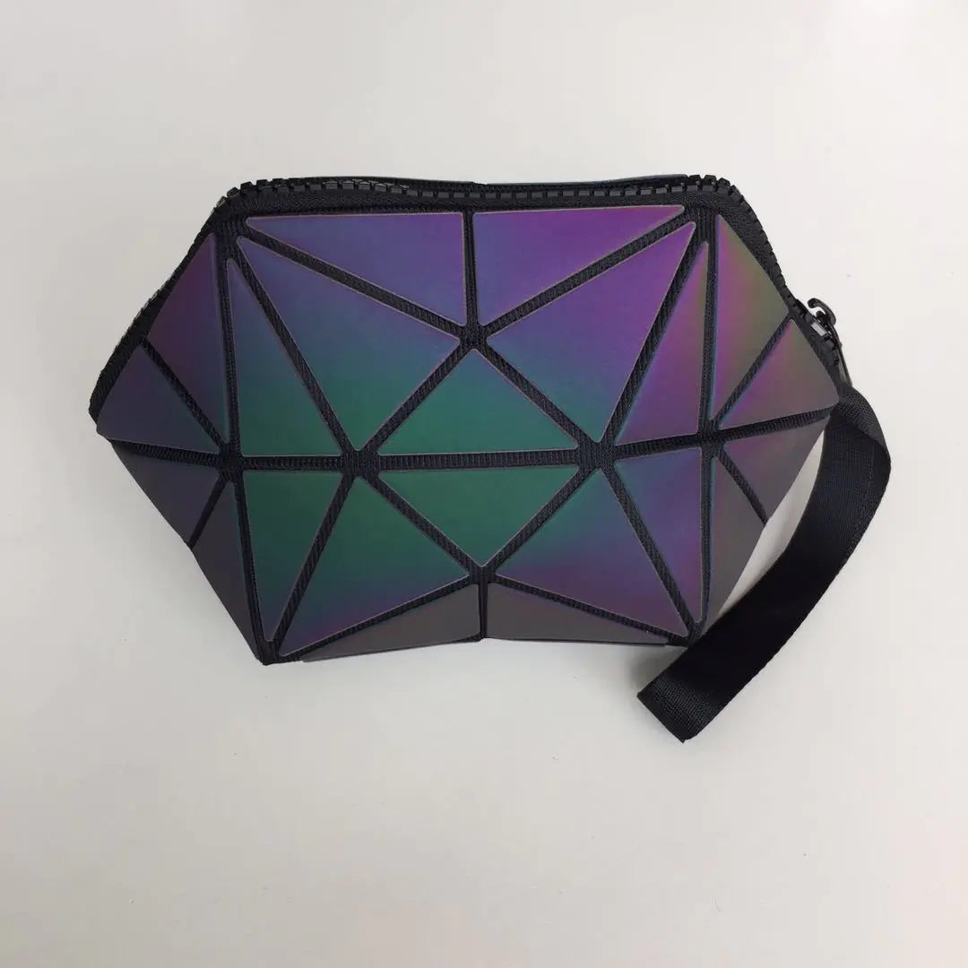 Irregular Semicircular Cosmetic Bag in Unique Colors