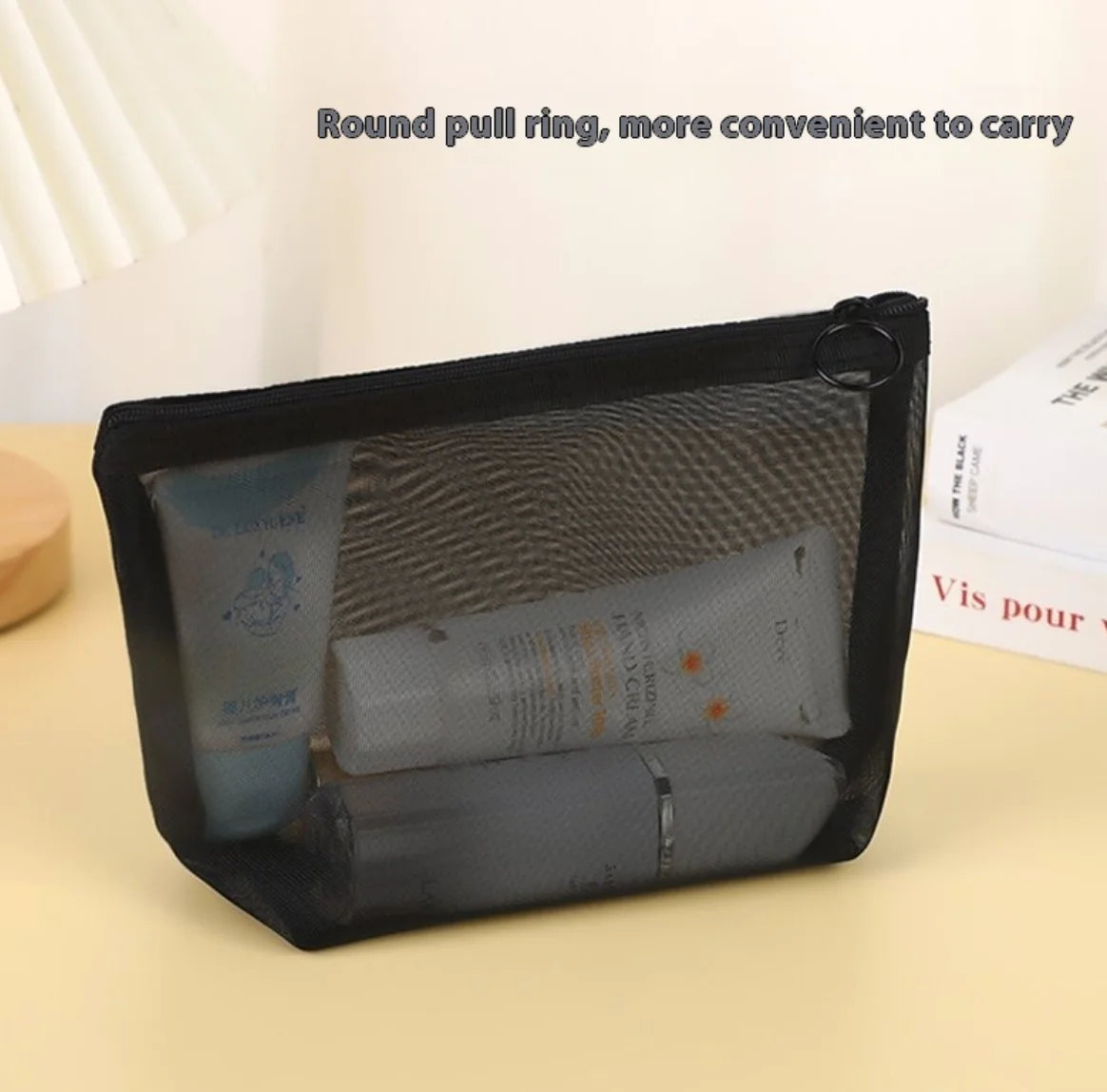 Mesh Cosmetic Storage Bag