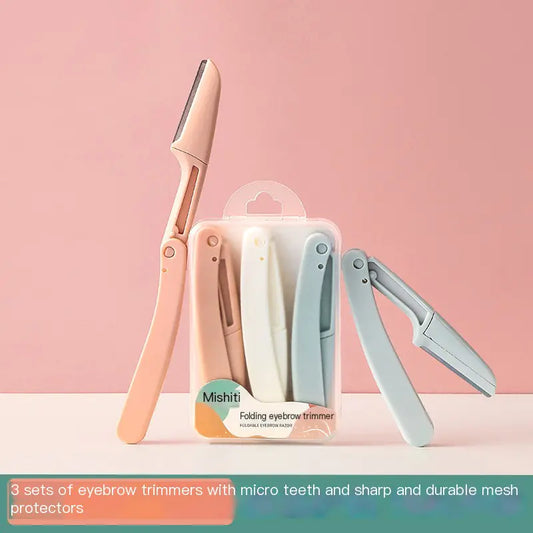 Mini Manual Folding Eyebrow Razor for Beginners