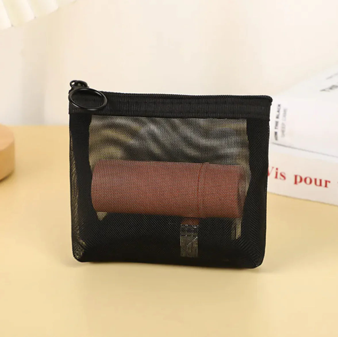 Mesh Cosmetic Storage Bag