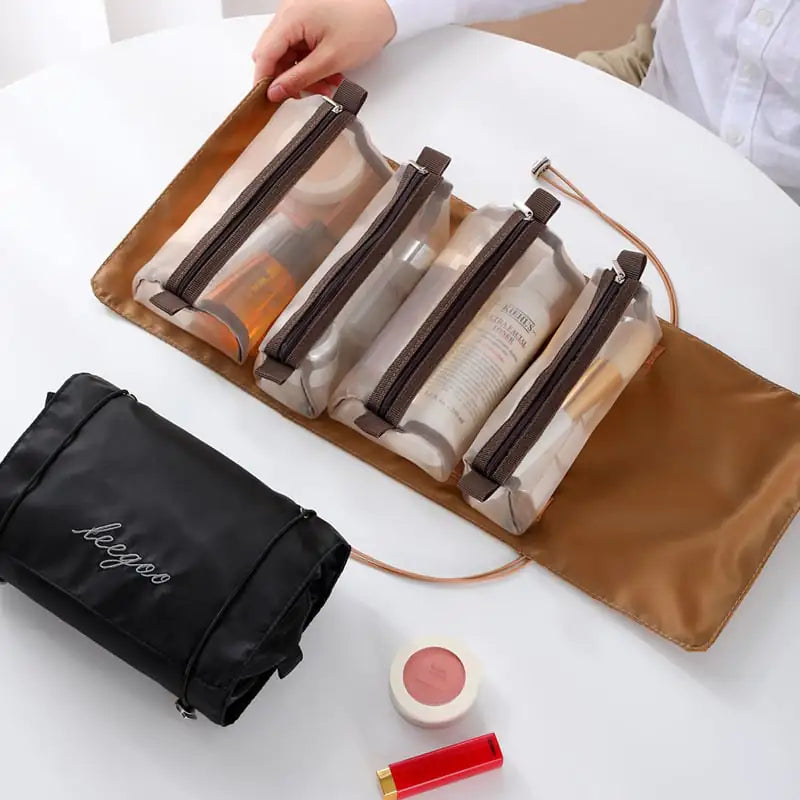 Four-In-One Portable Waterproof Cosmetic Bag