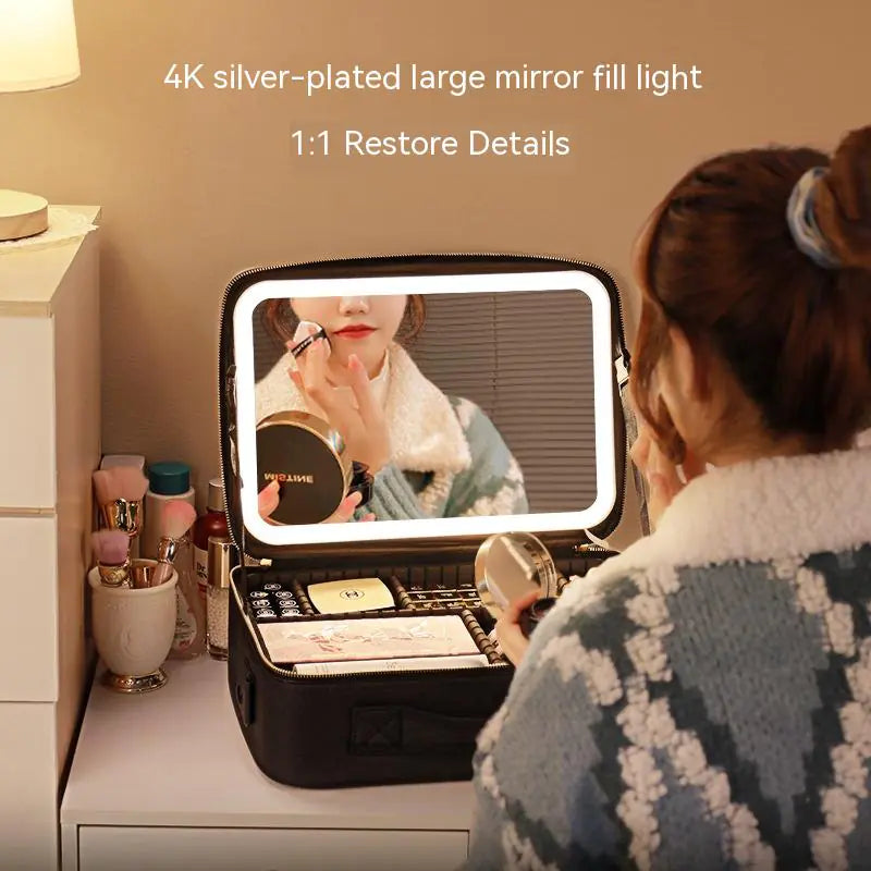 LED Lighted Cosmetic Bag