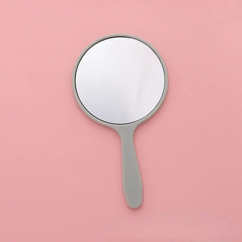 Portable DIY Round Handheld Cosmetic Mirror