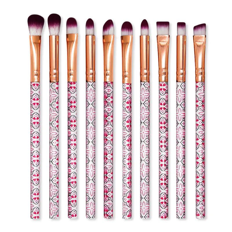 10 Marble Pattern Makeup Brushes and Eyeshadow Tools