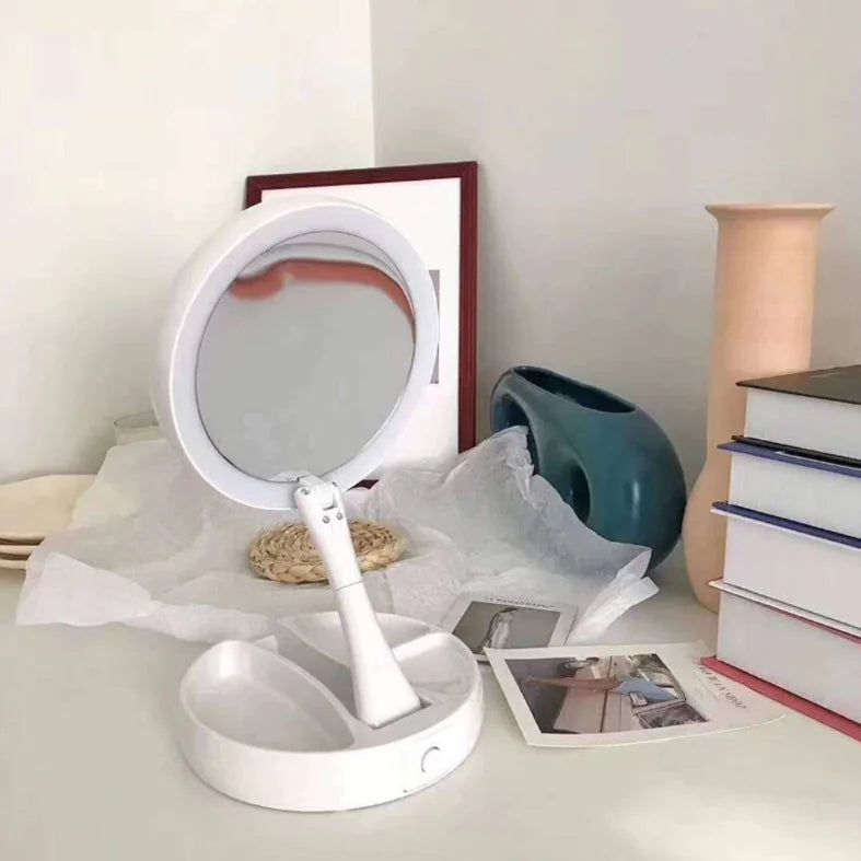 Folding Makeup Vanity Light with Cosmetic Box