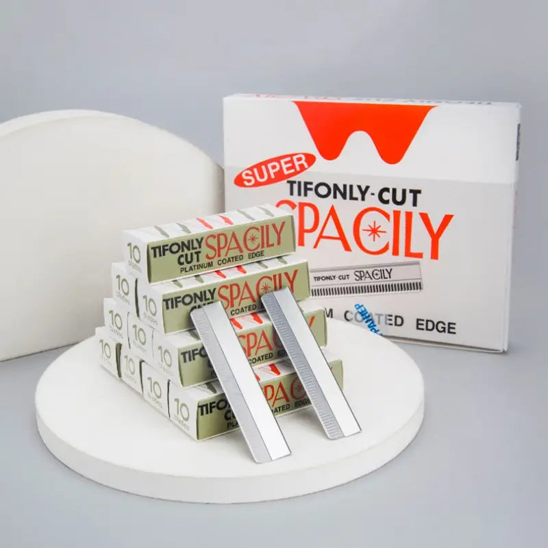 10 Pcs Stainless Steel Eyebrow Trimming Blades