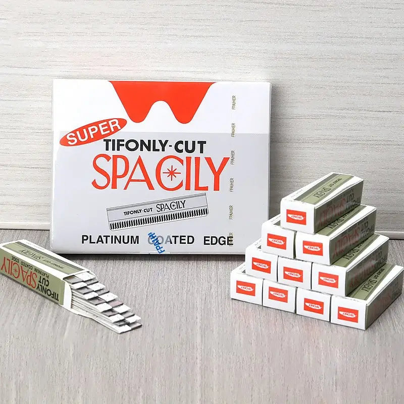 10 Pcs Stainless Steel Eyebrow Trimming Blades