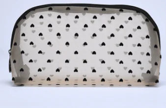 Portable Mesh Cosmetic Organizer Bag for Travel