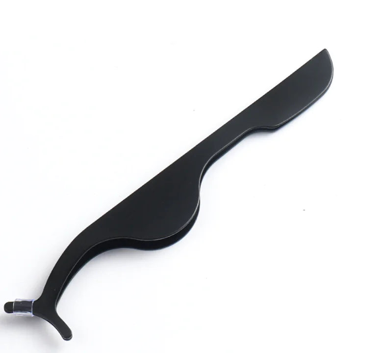 Stainless Steel Eyebrow Tweezers with Silicone Grip