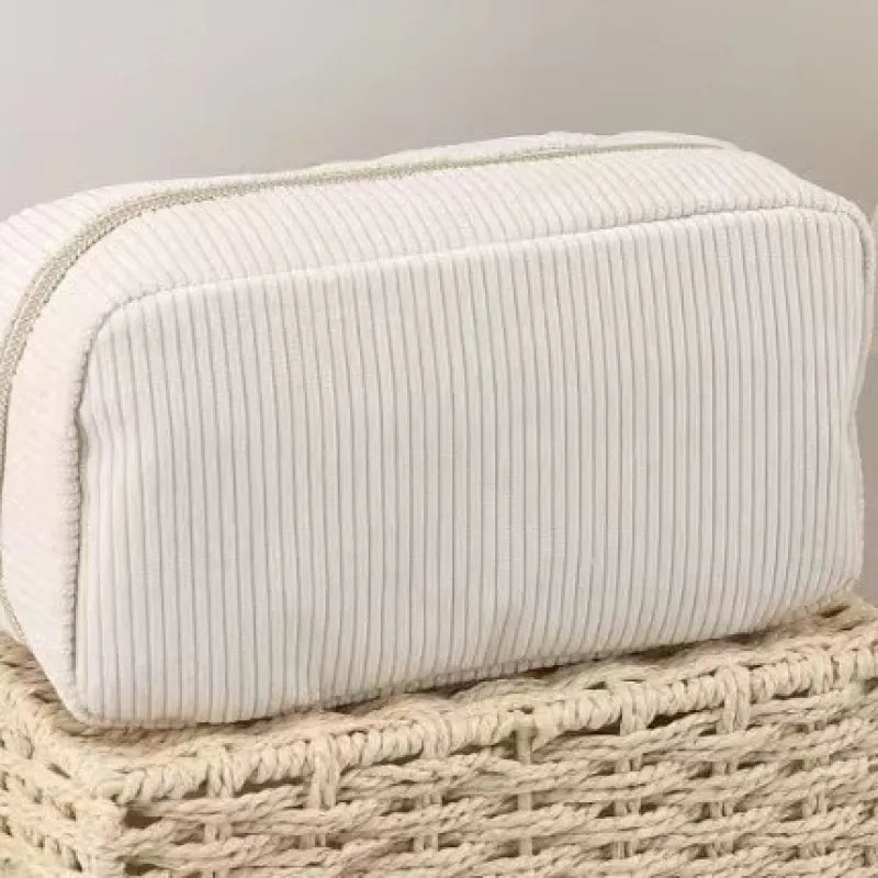 Fashion Corduroy Cosmetic Bag