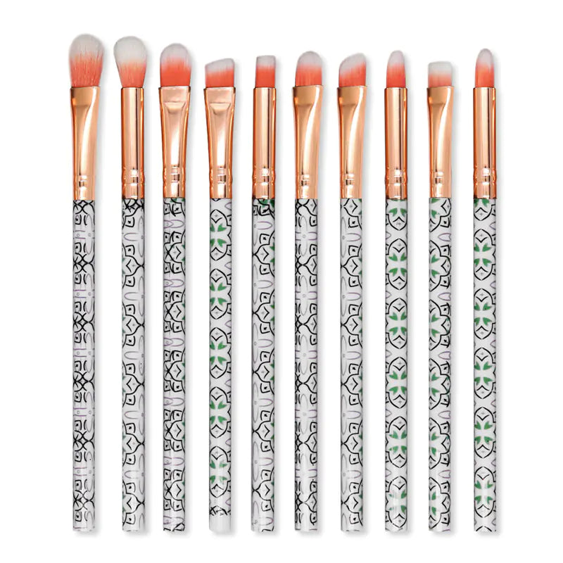 10 Marble Pattern Makeup Brushes and Eyeshadow Tools