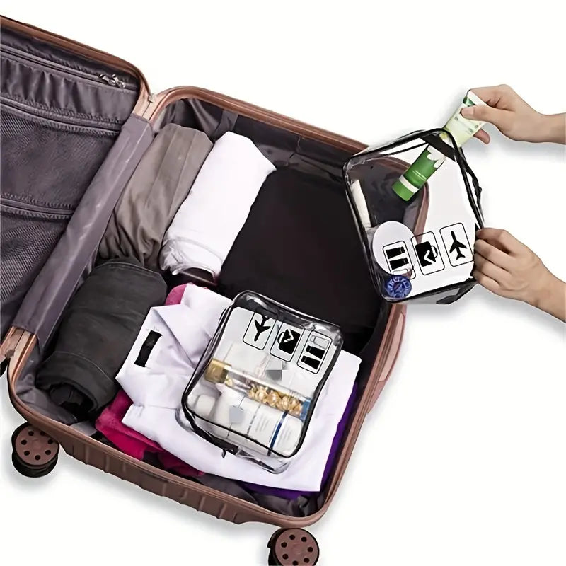 Transparent Waterproof PVC Travel Cosmetic Bag