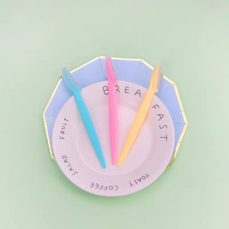 6-Piece Eyebrow Razor Set for Precision Trimming