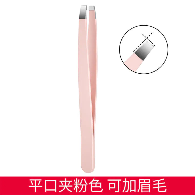 Stainless Steel Eyebrow Tweezers and Hair Removal Tool