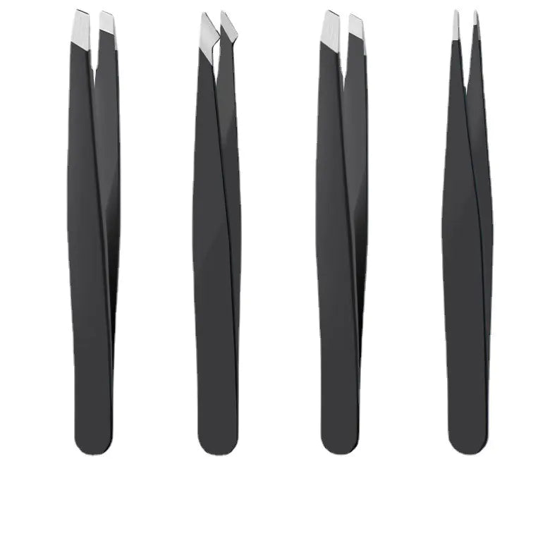 Stainless Steel Eyebrow Tweezers and Hair Removal Tool