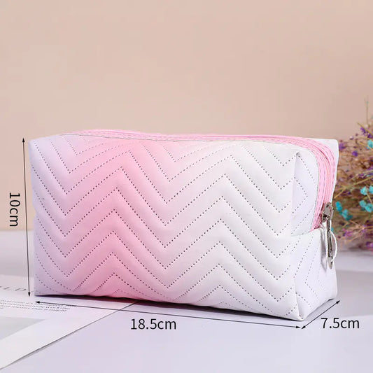 Women's Gradient 3D Cosmetic Organizer Travel Bag