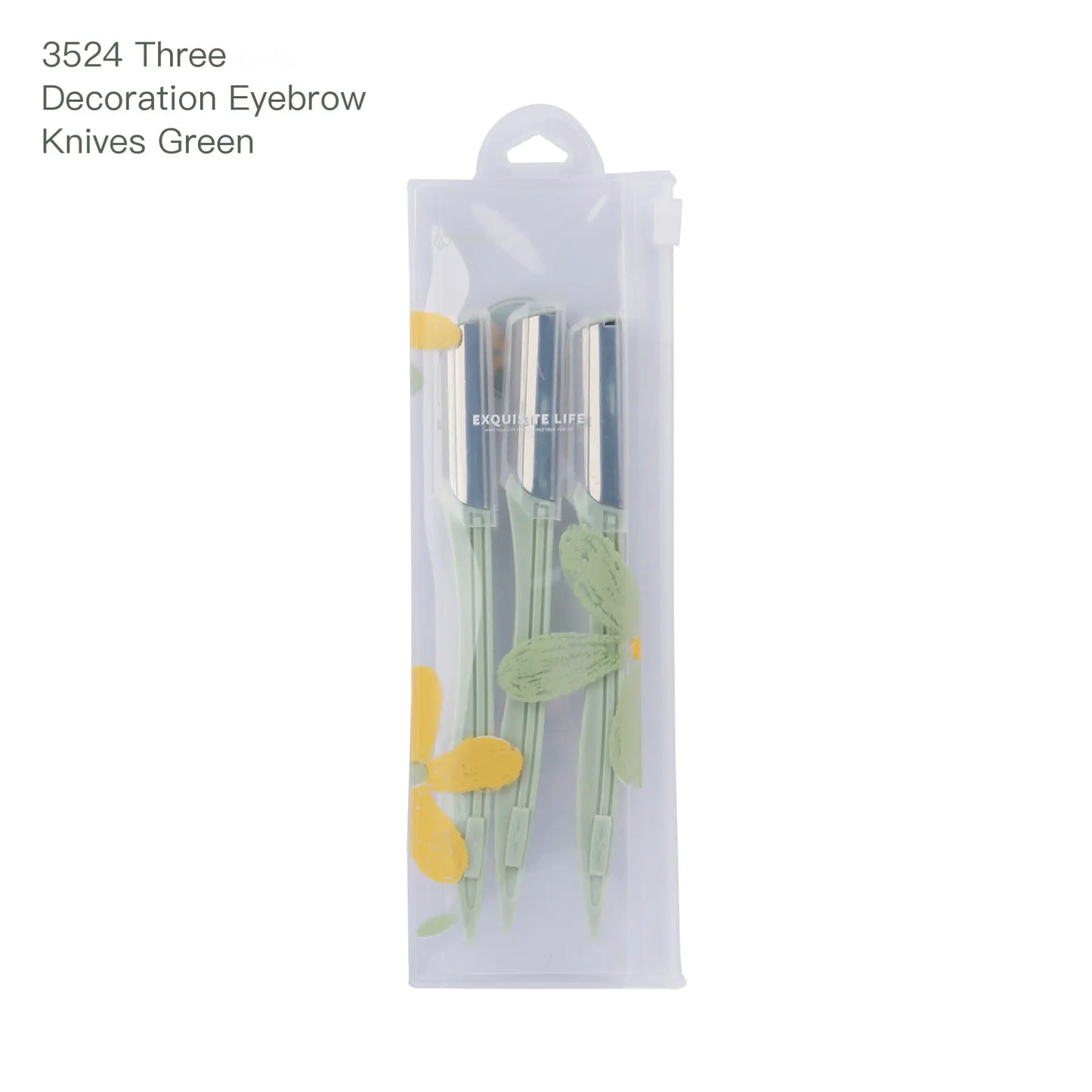 Eyebrow Razor Beauty Tool Set for Beginners (3 Pack)