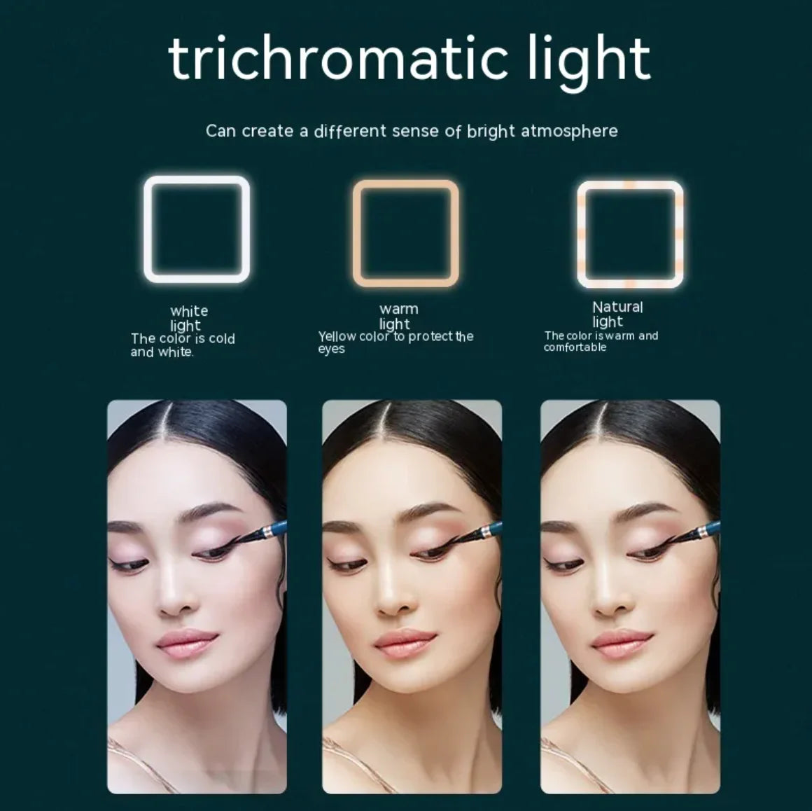 LED Cosmetic Bag with Mirror