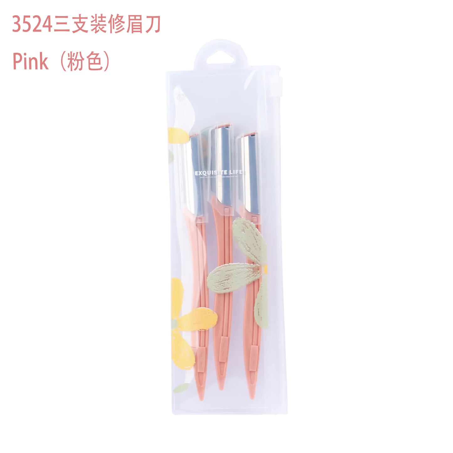 Eyebrow Razor Beauty Tool Set for Beginners (3 Pack)