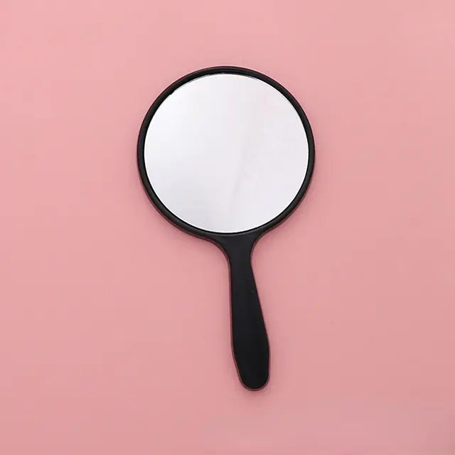 Portable DIY Round Handheld Cosmetic Mirror