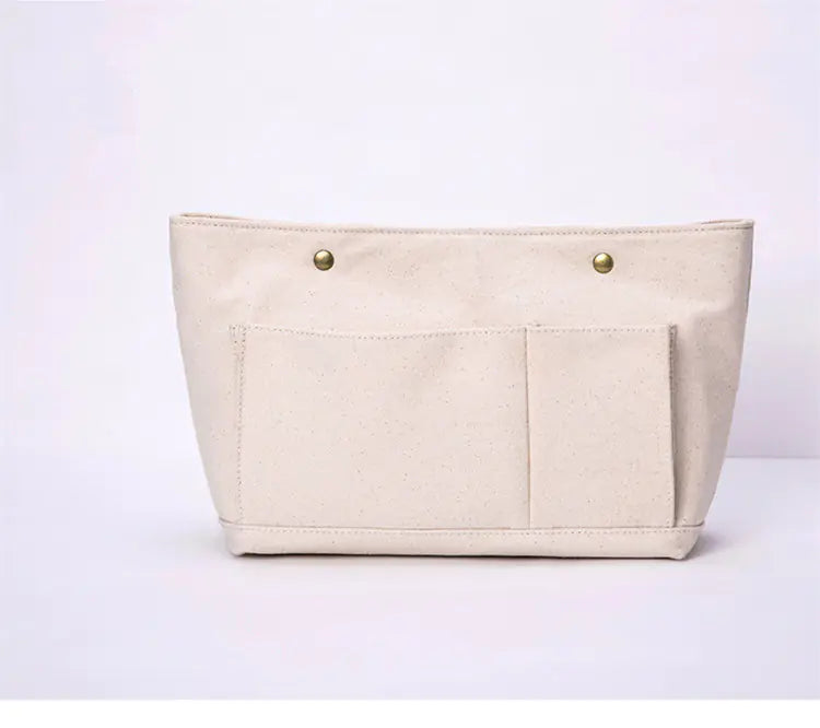YONBEN Cotton Canvas Cosmetic Organizer Bag Set