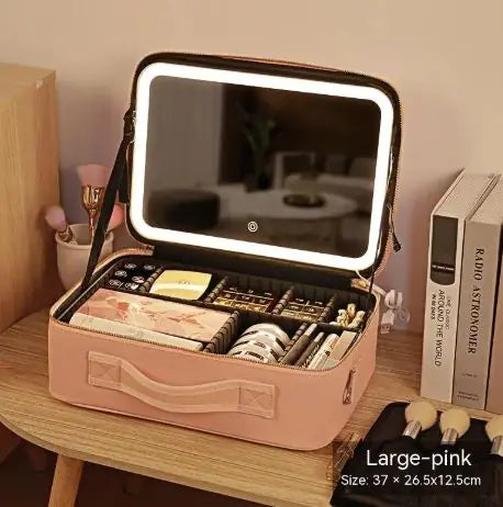 LED Light Cosmetic Bag