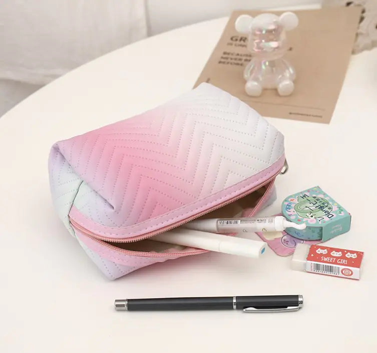 Women's Gradient 3D Cosmetic Organizer Travel Bag