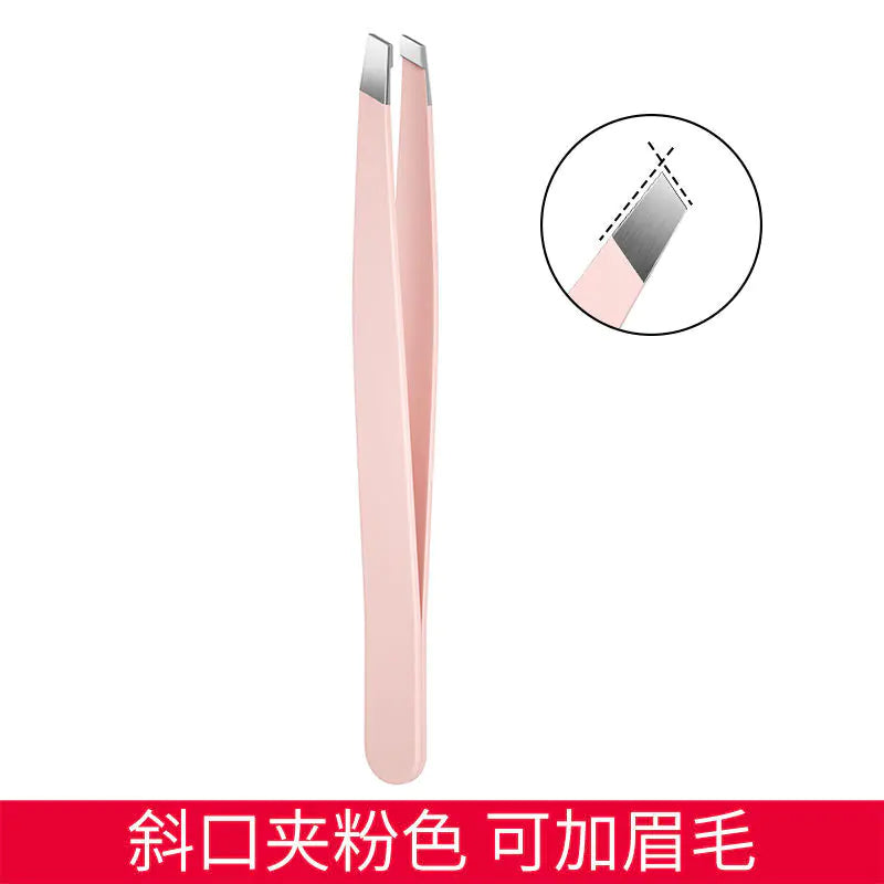 Stainless Steel Eyebrow Tweezers and Hair Removal Tool