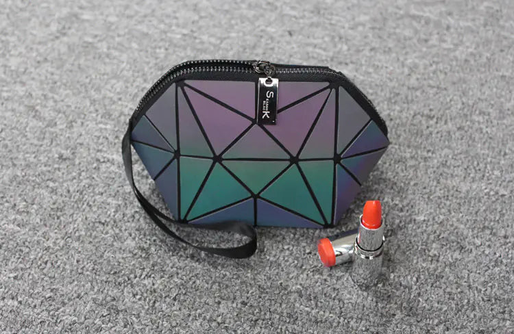 Irregular Semicircular Cosmetic Bag in Unique Colors