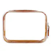 Transparent Travel Cosmetic Bag with Zipper Organizer