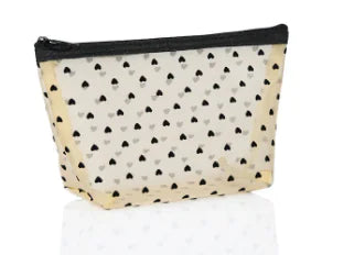 Portable Mesh Cosmetic Organizer Bag for Travel