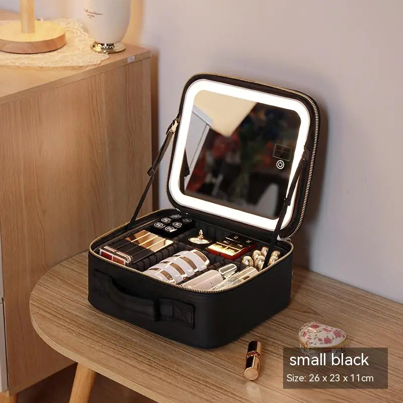 LED Lighted Cosmetic Bag