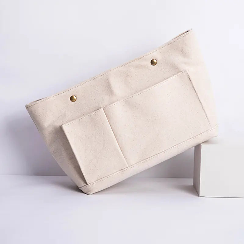 YONBEN Cotton Canvas Cosmetic Organizer Bag Set